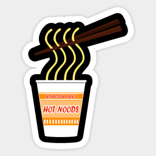 Tenacious Lee's Hot Noods Sticker